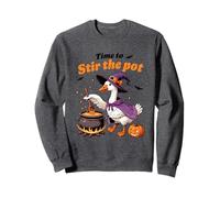 Happy Goose Stir The Pot Witchy Vibes Humor Sudadera