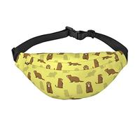 Happy Groundhog Day Pack Riñonera ajustable para hombres y mujeres, viajes, senderismo, ciclismo, correr, Como se muestra en la imagen, Talla única, Mochila casual