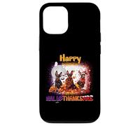 Happy HalloThanksMas Doberman Pinscher Spooky Thankful Merry Carcasa para iPhone 12/12 Pro
