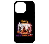 Happy HalloThanksMas Doberman Pinscher Spooky Thankful Merry Carcasa para iPhone 15 Pro MAX