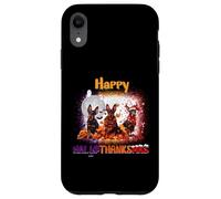 Happy HalloThanksMas Doberman Pinscher Spooky Thankful Merry Carcasa para iPhone XR