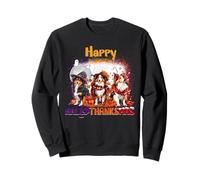 Happy HalloThanksMas Shetland Sheepdog Spooky Thankful Merry Sudadera