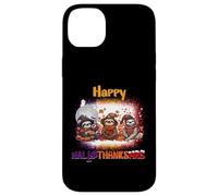 Happy HalloThanksMas Sloth Spooky Thankful Merry X-mas Carcasa para iPhone 14 Plus