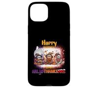 Happy HalloThanksMas Sloth Spooky Thankful Merry X-mas Carcasa para iPhone 15 Plus