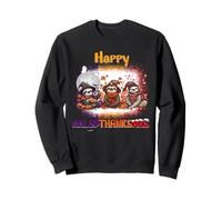 Happy HalloThanksMas Sloth Spooky Thankful Merry X-mas Sudadera