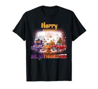 Happy HalloThanksMas Truck Spooky Thankful Merry X-mas Camiseta