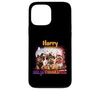 Happy HalloThanksMas Yorkshire Terrier Spooky Thankful Merry Carcasa para iPhone 13 Pro MAX