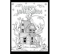 Happy Halloween - A Friendly Frights Coloring Book