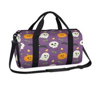 Happy Halloween - Bolsa de lona deportiva para fin de semana, bolsa de noche, casual, para viajes, gimnasio, equipaje, para niños, niñas, niños, mujeres y hombres