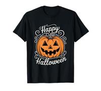 Happy-Halloween Calabaza Espeluznante Boo embrujada Jack O Camiseta