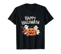Happy-Halloween Calabaza Espeluznante Espeluznante Boo Espantoso Fantasmal Camiseta