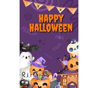 Happy Halloween candy Notebook for Kids: Wide Ruled Paper 120 Pages, 6x9 Inch Size | Cute & Spooky Writing Journal for Office & School - Perfect for Happy Halloween Notes