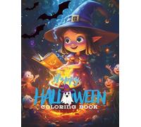 Happy Halloween Coloring Book: For children ages 3 to 6 with simple and easy designs for relaxation and stress relief.