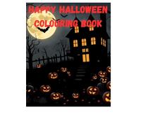 Happy Halloween colouring book