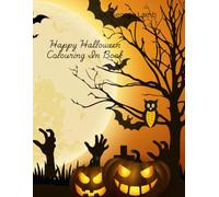 Happy Halloween Colouring In Book