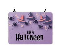 Happy Halloween - Cubiertas superiores de estufa de sombreros de bruja y arañas para estufa eléctrica, cubierta superior de vidrio espeluznante de Halloween, cubierta superior de goma lavable para
