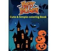 Happy Halloween: Cute & Simple coloring Book