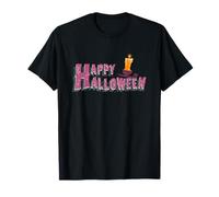 Happy-Halloween Espeluznante Calabaza Espeluznante Boo Cementerio Iluminado por la Luna Camiseta