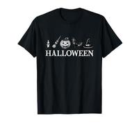 Happy-Halloween Espeluznante Calabaza Espeluznante Boo Espeluznante mágico Fantasma Camiseta