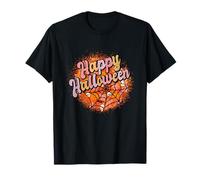 Happy-Halloween Espeluznante Calabaza Espeluznante Boo Octubre Scare Crew Camiseta