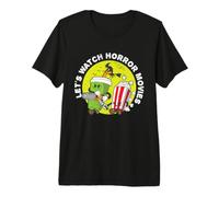 Happy Halloween Let's Watch Películas de Terror Cuddle Night Camiseta Premium