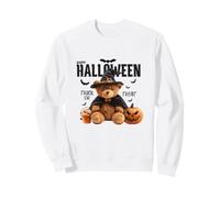Happy Halloween Witch Teddy Bear Pumpkin Graphic Sudadera