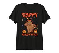 Happy Halloweenie Funny Dachshund Dog Lovers Fiesta de Halloween Camiseta Premium