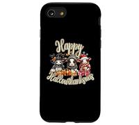 Happy Hallowthanksmas Funny Cow Holiday Design Carcasa para iPhone SE (2020) / 7 / 8