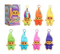 Happy Haul Good Luck Trolls Clip Sorpresa de Peluche Vinilo para Colgar
