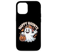 Happy Haunts - Bonito diseño de Caramelos Fantasmas de Halloween Carcasa para iPhone 12/12 Pro