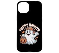 Happy Haunts - Bonito diseño de Caramelos Fantasmas de Halloween Carcasa para iPhone 15 Plus