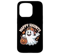 Happy Haunts - Bonito diseño de Caramelos Fantasmas de Halloween Carcasa para iPhone 15 Pro