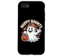 Happy Haunts - Bonito diseño de Caramelos Fantasmas de Halloween Carcasa para iPhone SE (2020) / 7/8