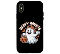 Happy Haunts - Bonito diseño de Caramelos Fantasmas de Halloween Carcasa para iPhone X/XS
