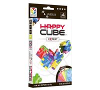 HAPPY HCE300 Expert Cardboard Box 3D Puzzle, Pack of 6, 6 Marble Colours = Blue,