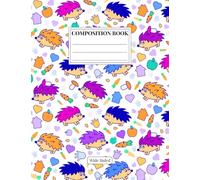 Happy Hedgehogs ~ Wide Ruled Composition Book: 7.5” x 9.75” 100 Page School Notebook for Kids | Cute Hedgehog Themed Journal for Boys, Girls, and ... Cover (Little Noodlings ~ Happy Hedgehogs)