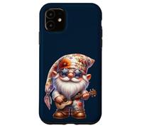 Happy Hippie GNOME with Guitar For Women Men Grandpa Life Carcasa para iPhone 11