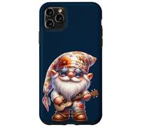 Happy Hippie GNOME with Guitar For Women Men Grandpa Life Carcasa para iPhone 11 Pro MAX