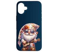 Happy Hippie GNOME with Guitar For Women Men Grandpa Life Carcasa para iPhone 16 Plus