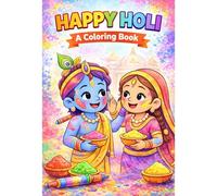Happy Holi: A coloring book