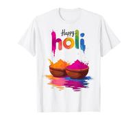 Happy Holi Color Powder Festival of Colors Design Camiseta