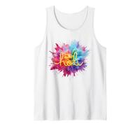 Happy Holi Color Splash Camiseta sin Mangas