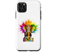 Happy Holi Festival India Colors Elephant Hindu Spring 2025 Carcasa para iPhone 11 Pro MAX