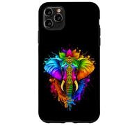 Happy Holi Festival India Colors Elephant Hindu Spring 2025 Carcasa para iPhone 11 Pro MAX