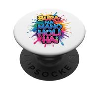 Happy Holi Festival India Hindu Colors Spring Woman Kids Men PopSockets PopGrip Adhesivo
