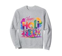 Happy Holi Festival of Colors India Hindú Para Mujeres, Hombres Niños Sudadera