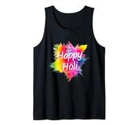Happy Holi Indian Celebration Colors India Hindu Gifts Camiseta sin Mangas