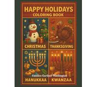 HAPPY HOLIDAYS COLORING BOOK