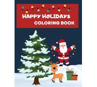 Happy Holidays Coloring Book