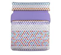 Happy Home Bolonia Juego Nórdico para Cama de 135 cm, Poliéster, Malva, 30.0x23.0x5 cm